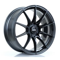 New 17 Inch Bola FLB Alloy Wheels In Gloss Gunmetal, Flow Formed, BMW 5x120