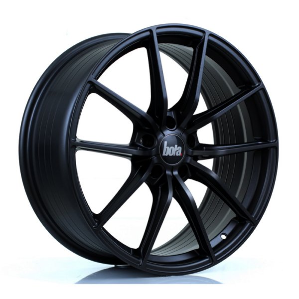 New 20 Inch BOLA FLC Alloy Wheels In Matt Black, Flow Formed, Wider Rear Option