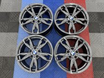 Used 18 Inch Genuine BMW Style 436M 140i 240i Alloy Wheels, Fully Refurbished in Orbit Grey Wider Rears 5x120