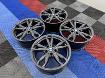 Used 18 Inch Genuine BMW Style 436M 140i 240i Alloy Wheels, Fully Refurbished in Orbit Grey Wider Rears 5x120