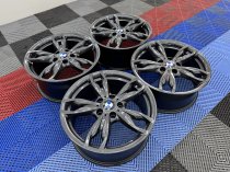 Used 18 Inch Genuine BMW Style 436M 140i 240i Alloy Wheels, Fully Refurbished in Orbit Grey Wider Rears 5x120