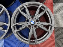 Used 18 Inch Genuine BMW Style 436M 140i 240i Alloy Wheels, Fully Refurbished in Orbit Grey Wider Rears 5x120