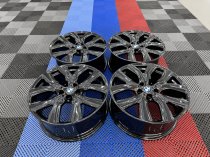 Used 19 Inch Genuine BMW Style 511 Alloy Wheels, Fully Refurbished in Gloss Black 5x112