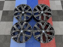 Used 19 Inch Genuine BMW Style 511 Alloy Wheels, Fully Refurbished in Gloss Black 5x112