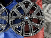 Used 19 Inch Genuine BMW Style 511 Alloy Wheels, Fully Refurbished in Gloss Black 5x112