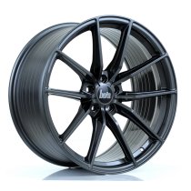 New 18 Inch Bola FLC Alloy Wheels In Gloss Gunmetal, Flow Formed, BMW 5x120