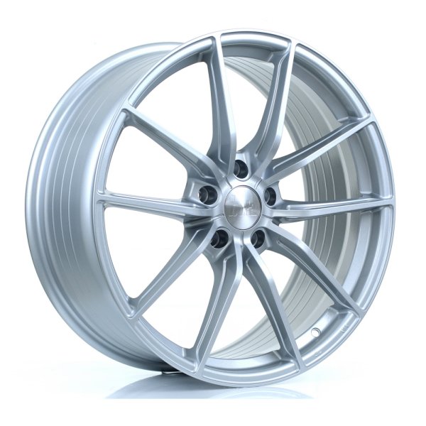 New 18 Inch Bola FLC Alloy Wheels In Silver, Flow Formed, BMW 5x120