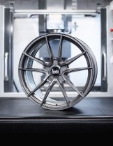 New 19 Inch Bola FLD Alloy Wheels In Gloss Gunmetal, Flow Formed, Wider Rear Option
