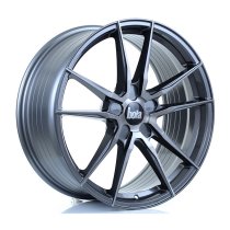 New 19 Inch Bola FLD Alloy Wheels In Titanium, Flow Formed, Wider Rear Option, BMW 5x120