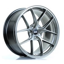 New 19 Inch Bola FLE Alloy Wheels In Hyper Black, Flow Formed, Wider Rear Option