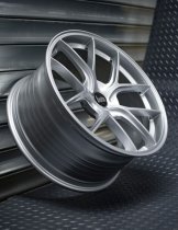 New 19 Inch Bola FLE Alloy Wheels In Silver, Flow Formed, Wider Rear Option, BMW 5x120