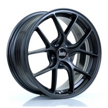 New 18 Inch Bola FLE Alloy Wheels In Gloss Gunmetal, Flow Formed, Wider Rear Option