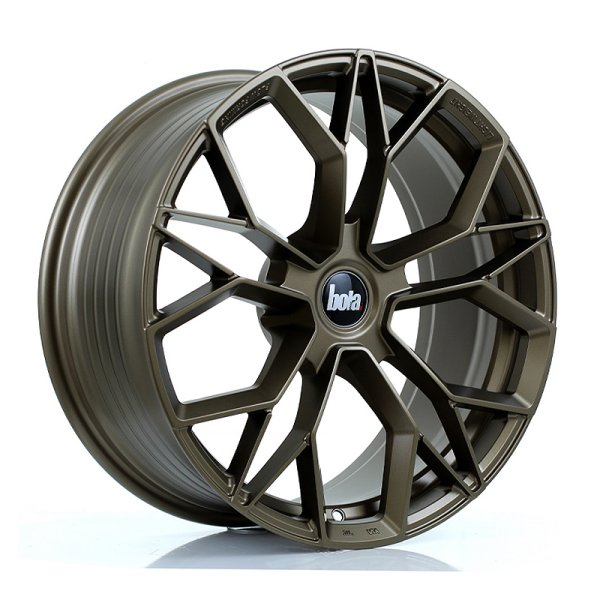 New 19 Inch BOLA FLF Alloy Wheels In Matt Bronze, Flow Formed, Wider Rear Option