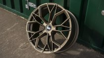 New 19 Inch BOLA FLF Alloy Wheels In Matt Bronze, Flow Formed, Wider Rear Option, BMW 5x120