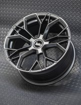 New 18 Inch Bola FLF Alloy Wheels In Gloss Gunmetal, Flow Formed, Wider Rear Option, BMW 5x120