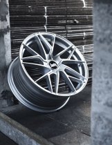 New 19 Inch Bola FLR Alloy Wheels In Crystal Silver, Flow Formed, Wider Rear Option