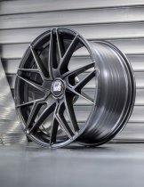 New 18 Inch Bola FLR Alloy Wheels In Gloss Gunmetal, Flow Formed