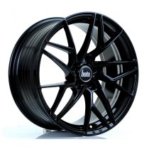 New 18 Inch Bola FLR Alloy Wheels In Gloss Black, Flow Formed, BMW 5x120