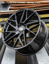New 18 Inch Bola FLR Alloy Wheels In Gloss Black, Flow Formed, BMW 5x120