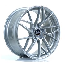 New 18 Inch Bola FLR Alloy Wheels In Silver Polished Face, Flow Formed, BMW 5x120