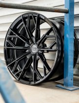 New 20 Inch BOLA FLS Alloy Wheels In Gloss Black, Flow Formed, Wider Rear Options, BMW 5x120