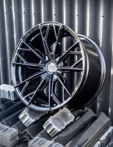 New 20 Inch BOLA FLS Alloy Wheels In Gloss Black, Flow Formed, Wider Rear Options, BMW 5x120