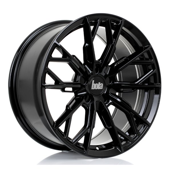 New 20 Inch BOLA FLS Alloy Wheels In Matt Black, Flow Formed, Wider Rear Options, BMW 5x120