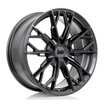 New 19 Inch BOLA FLS Alloy Wheels In Gloss Gunmetal, Flow Formed, Wider Rear Option