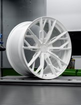New 19 Inch BOLA FLS Alloy Wheels In White, Flow Formed, Wider Rear Option