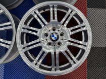 Used 19 Inch Genuine BMW Style 67M E46 M3 Alloy Wheels, Wide Rear, Recent Refurbished in Chrome powder 5x120