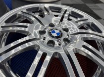 Used 19 Inch Genuine BMW Style 67M E46 M3 Alloy Wheels, Wide Rear, Recent Refurbished in Chrome powder 5x120