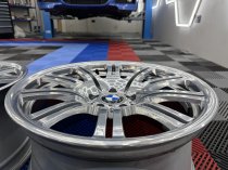 Used 19 Inch Genuine BMW Style 67M E46 M3 Alloy Wheels, Wide Rear, Recent Refurbished in Chrome powder 5x120