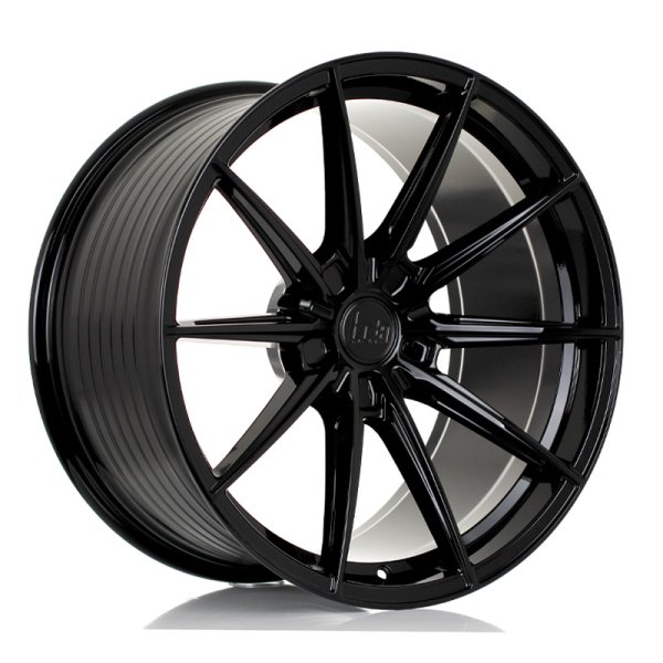 New 21 Inch BOLA FLK Alloy Wheels In Gloss Black, Flow Formed, Wider Rear Options