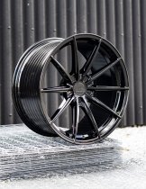 New 21 Inch BOLA FLK Alloy Wheels In Gloss Black, Flow Formed, Wider Rear Options