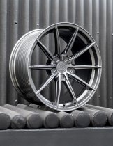 New 21 Inch BOLA FLK Alloy Wheels In Gloss Gunmetal, Flow Formed, Wider Rear Options