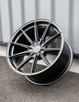 New 21 Inch BOLA FLK Alloy Wheels In Gloss Gunmetal, Flow Formed, Wider Rear Options, BMW 5x120