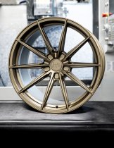 New 22 Inch BOLA FLK Alloy Wheels In Matt Bronze, Flow Formed, Wider Rear Options