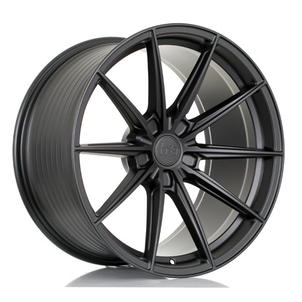 New 22 Inch BOLA FLK Alloy Wheels In Matt Gunmetal, Flow Formed, Wider Rear Options