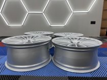 New 20 Inch Alpin G Multi Spoke Alloy Wheels In Silver With Deeper 9.5" Rears 5x120