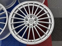 New 20 Inch Alpin G Multi Spoke Alloy Wheels In Silver With Deeper 9.5" Rears 5x120