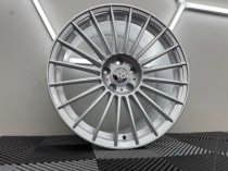 New 20 Inch Alpin G Multi Spoke Alloy Wheels In Silver With Deeper 9.5" Rears 5x120