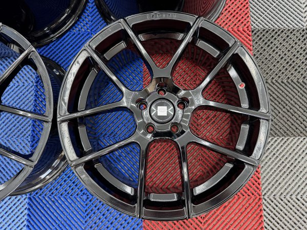 New 19 Inch IspirI ISR6 Alloy Wheels In Gloss Black, Deeper Concave 11" Rear 5x112