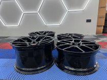 New 19 Inch IspirI ISR6 Alloy Wheels In Gloss Black, Deeper Concave 11" Rear 5x112