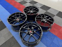 New 19 Inch IspirI ISR6 Alloy Wheels In Gloss Black, Deeper Concave 11" Rear 5x112
