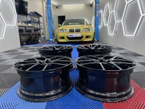 New 19 Inch IspirI ISR6 Alloy Wheels In Gloss Black, Deeper Concave 11" Rear 5x112