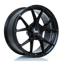 New 19 Inch BOLA FLY Alloy Wheels In Gloss Black, Flow Formed, Wider Rear Option, BMW 5x120