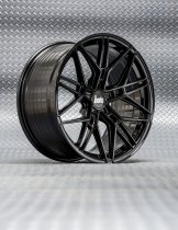 New 19 Inch BOLA FLV Alloy Wheels In Gloss Black, Flow Formed, Wider Rear Option, BMW 5x120