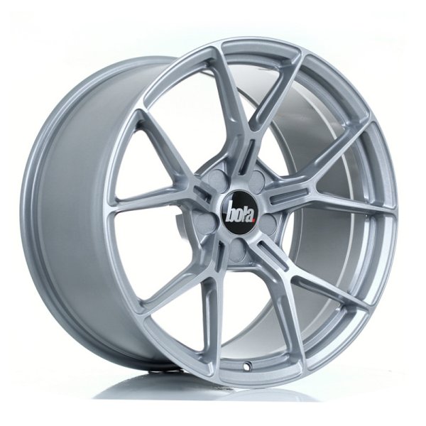 New 19 Inch BOLA FLY Alloy Wheels In Crystal Silver, Flow Formed, Wider Rear Option