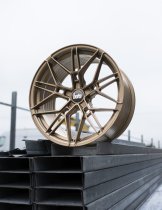 New 19 Inch BOLA FLV Alloy Wheels In Matt Bronze, Flow Formed, Wider Rear Option, BMW 5x120