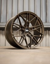 New 19 Inch BOLA FLV Alloy Wheels In Matt Bronze, Flow Formed, Wider Rear Option, BMW 5x120